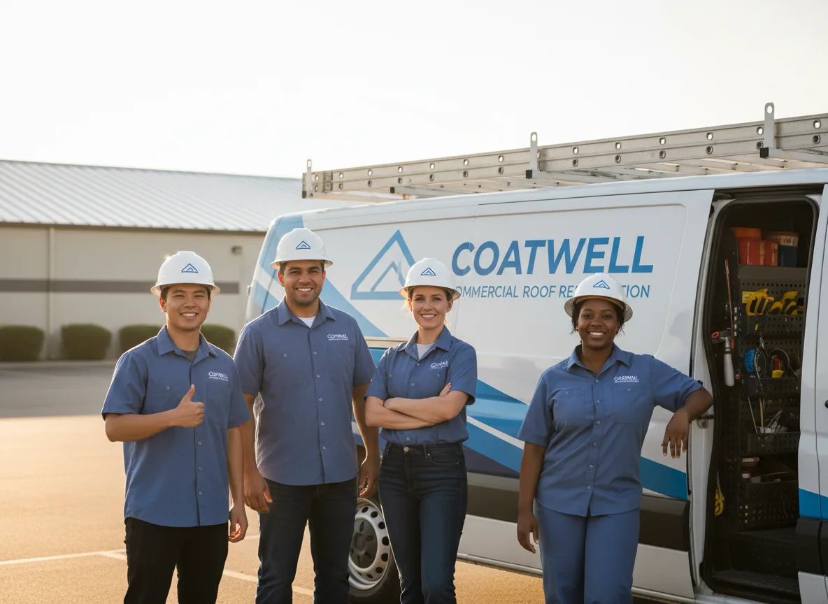 Commercial roof coating company in Rose Hill, MS